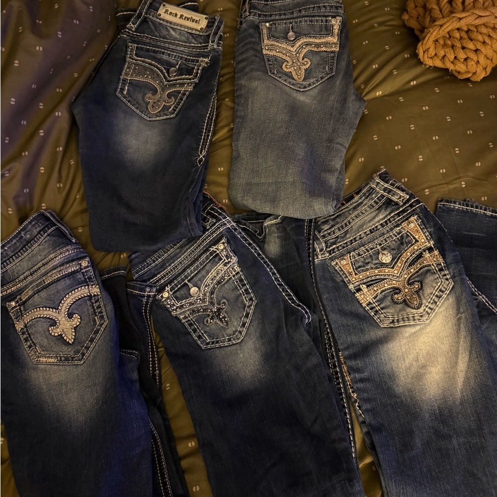 Rock Revival Dark Wash Boot Cut Jeans